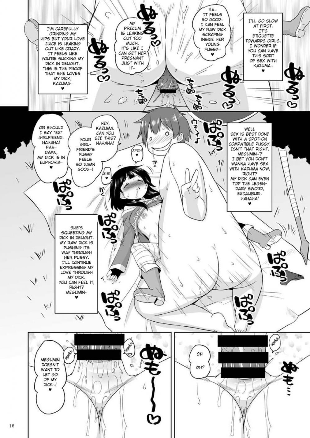 Hentai Manga Comic-To Sleeping Megumin I'm Going To Dufufufufu WW-v22m-Read-14